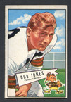 1952 Bowman Small Football # 086  Dub Jones Cleveland Browns VG