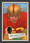 1952 Bowman Small Football # 112  John Badaczewski Washington Redskins EX