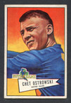 1952 Bowman Small Football # 124  Chet Ostrowski Washington Redskins EX