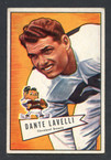 1952 Bowman Small Football # 128  Dante Lavelli Cleveland Browns EX