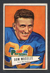 1952 Bowman Small Football # 130  Dan Moselle Green Bay Packers EX-1