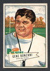 1952 Bowman Small Football # 135  Gene Ronzani Green Bay Packers EX-1