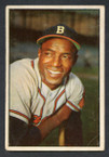 1953 Bowman Color Baseball # 003  Sam Jethroe Milwaukee Braves G