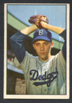 1953 Bowman Color Baseball # 014  Billy Loes Brooklyn Dodgers VG