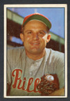 1953 Bowman Color Baseball # 028  Smoky Burgess Philadelphia Phillies VG