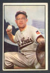 1953 Bowman Color Baseball # 070  Clint Courtney St. Louis Browns VG-1