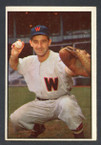 1953 Bowman Color Baseball # 077  Mickey Grasso Washington Senators VG