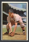 1953 Bowman Color Baseball # 134  Johnny Pesky Detroit Tigers VG-1