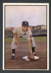 1953 Bowman Color Baseball # 136  Jim Brideweser New York Yankees VG
