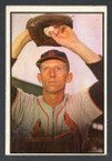 1953 Bowman Color Baseball # 140  Alpha Brazle St. Louis Cardinals VG-1