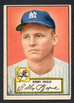 1952 Topps Baseball # 009 Bobby Hogue New York Yankees VG-2