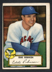 1952 Topps Baseball # 032a Eddie Robinson Black Back Chicago White Sox VG