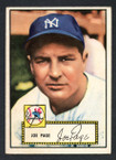 1952 Topps Baseball # 048c Joe Page Red Back New York Yankees EX-2