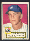 1952 Topps Baseball # 085 Bob Kuzava New York Yankees VG