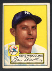 1952 Topps Baseball # 099 Gene Woodling New York Yankees VG