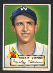 1952 Topps Baseball # 106 Mickey Vernon Washington Senators EX