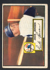 1952 Topps Baseball # 122 Jack Jensen New York Yankees VG-2