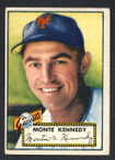 1952 Topps Baseball # 124 Monte Kennedy New York Giants VG-1