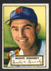 1952 Topps Baseball # 124 Monte Kennedy New York Giants VG-2