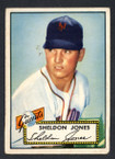 1952 Topps Baseball # 130 Sheldon Jones New York Giants VG