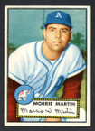 1952 Topps Baseball # 131 Morrie Martin Philadelphia Athletics VG