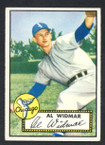 1952 Topps Baseball # 133 Al Widmar Chicago White Sox EX-1