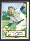 1952 Topps Baseball # 133 Al Widmar Chicago White Sox VG-2