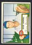 1952 Topps Baseball # 135 Dixie Howell Cincinnati Reds EX