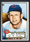 1952 Topps Baseball # 137 Roy McMillan Cincinnati Reds VG-2