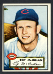 1952 Topps Baseball # 137 Roy McMillan Cincinnati Reds VG-3