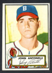 1952 Topps Baseball # 140 John Antonelli Boston Braves VG-1