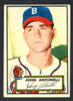 1952 Topps Baseball # 140 John Antonelli Boston Braves VG-2