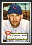 1952 Topps Baseball # 142 Harry Perkowski Cincinnati Reds VG-2