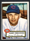 1952 Topps Baseball # 142 Harry Perkowski Cincinnati Reds VG-3