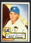 1952 Topps Baseball # 155 Frank Overmire New York Yankees VG