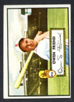 1952 Topps Baseball # 160 Owen Friend St. Louis Browns VG-1