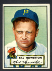 1952 Topps Baseball # 167 Bill Howerton Pittsburgh Pirates EX