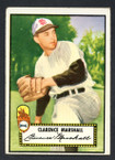 1952 Topps Baseball # 174 Clarence Marshall St. Louis Browns VG-1