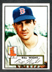 1952 Topps Baseball # 177 Bill Wight Boston Braves EX-1