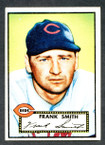 1952 Topps Baseball # 179 Frank Smith Cincinnati Reds EX-2