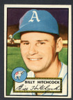 1952 Topps Baseball # 182 Billy Hitchcock Philadelphia Athletics EX