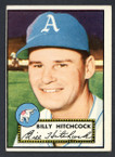 1952 Topps Baseball # 182 Billy Hitchcock Philadelphia Athletics VG