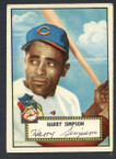 1952 Topps Baseball # 193 Harry Simpson Cleveland Indians EX-1