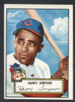 1952 Topps Baseball # 193 Harry Simpson Cleveland Indians EX-2