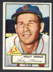 1952 Topps Baseball # 196 Solly Hemus St. Louis Cardinals EX-1