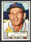 1952 Topps Baseball # 196 Solly Hemus St. Louis Cardinals EX-2