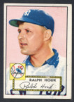 1952 Topps Baseball # 200 Ralph Houk New York Yankees EX