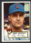 1952 Topps Baseball # 204 Ron Northey Chicago Cubs VG-2