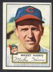 1952 Topps Baseball # 207 Mickey Harris Cleveland Indians VG-1