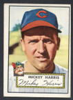 1952 Topps Baseball # 207 Mickey Harris Cleveland Indians VG-2